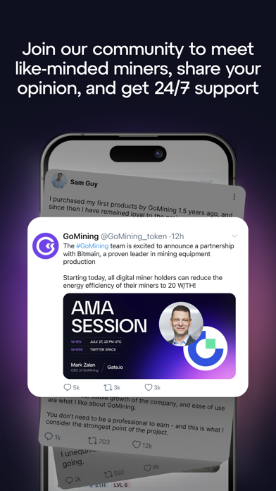 GoMining - Coin Mining App screenshot