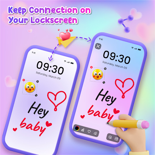 Lockscreen Drawing screenshot