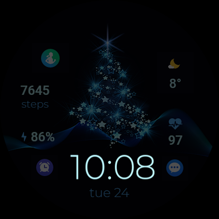TVV Christmas 2 Watch Face screenshot