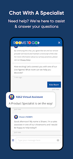 Rooms To Go screenshot