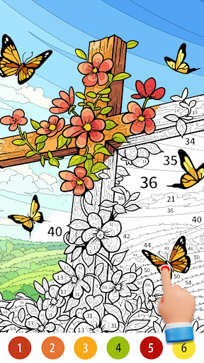 Bible Color Paint By Number screenshot