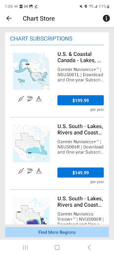 Garmin ActiveCaptain® screenshot