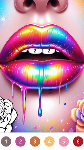 Macabre Color Paint By Number screenshot