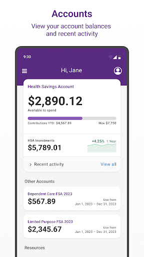 HealthEquity Mobile screenshot