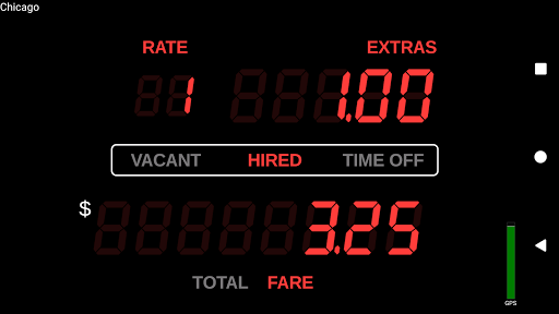 Taximeter screenshot