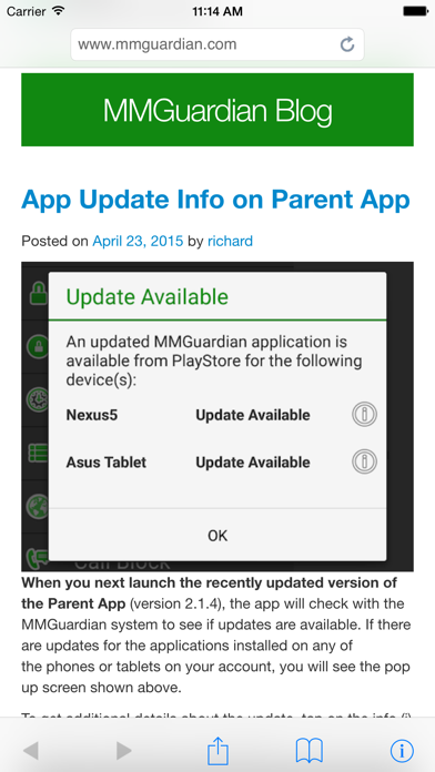 MMGuardian Parental Control screenshot