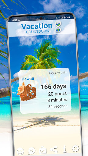Vacation Countdown App screenshot