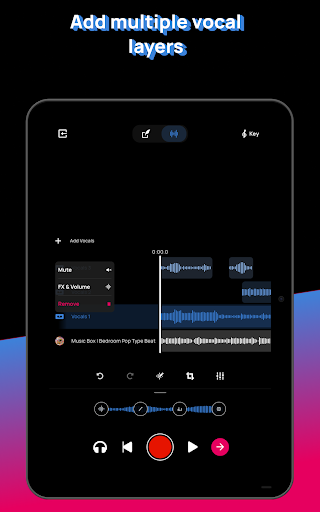 Voloco: Auto Vocal Tune Studio screenshot
