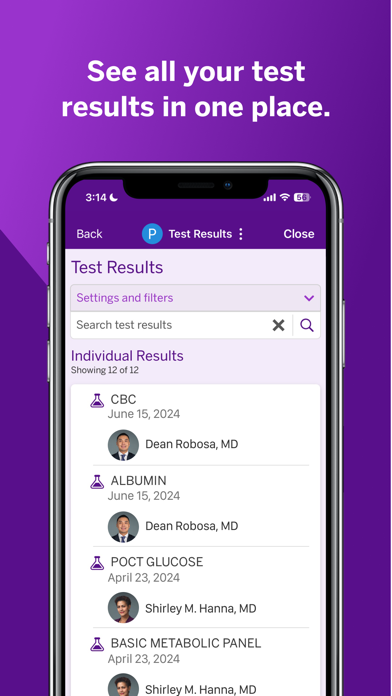 NYU Langone Health screenshot