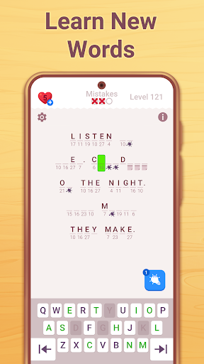 Cryptogram - Word Brain Puzzle screenshot
