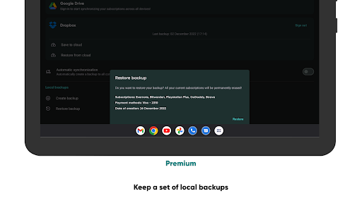 Tilla Premium screenshot