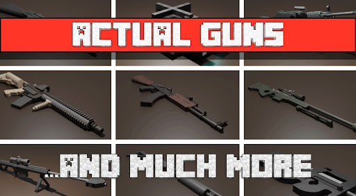 Mc Gun Mod for Minecraft PE screenshot