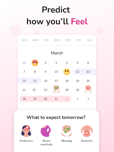 Period Tracker and Calendar screenshot
