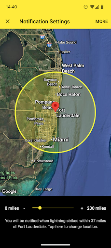 My Lightning Tracker & Alerts screenshot