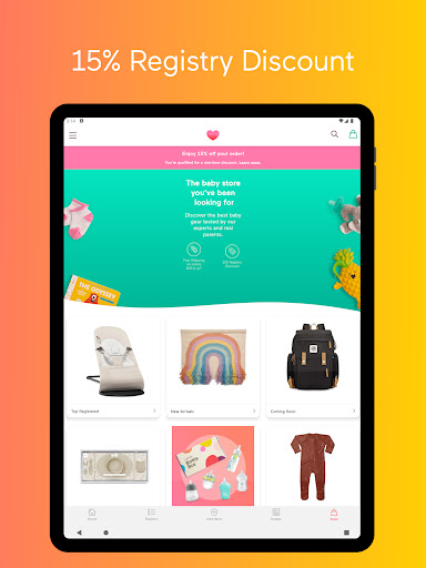 Babylist Baby Registry screenshot