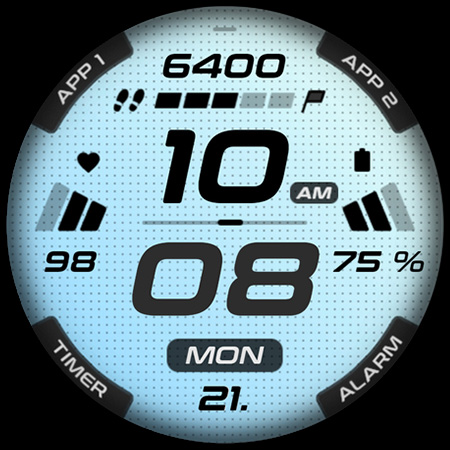 SPORT xR: Watch face screenshot