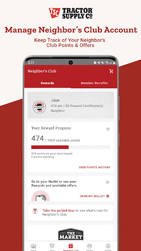 Tractor Supply Company screenshot