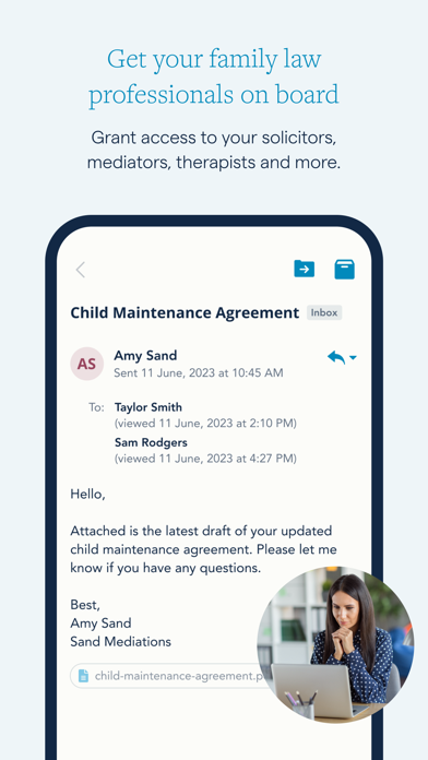 OurFamilyWizard Co-Parent App screenshot