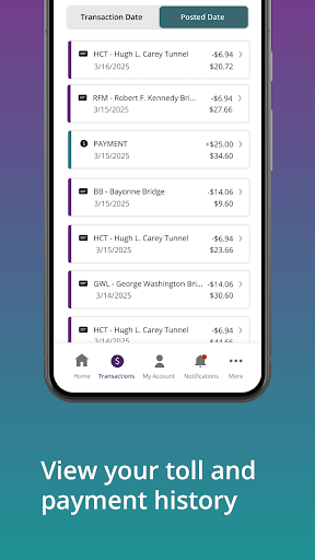 Official E-ZPass NY screenshot