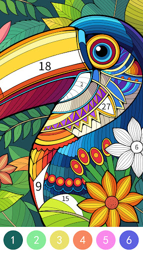 Tangle Color by Number Book screenshot
