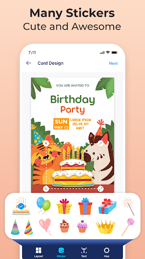 Invitation Maker & Card Design screenshot