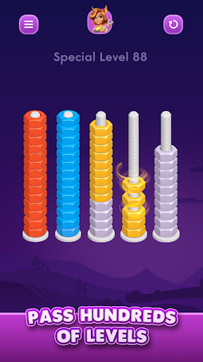 Nut Sort: Color Sorting Game screenshot