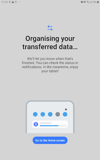 Samsung Smart Switch Mobile screenshot