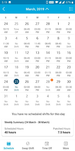 Blue Yonder Workforce screenshot