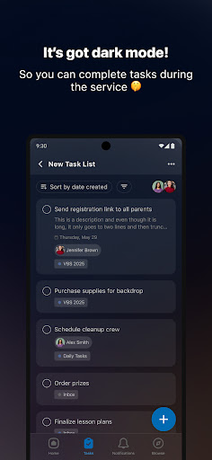 Planning Center screenshot