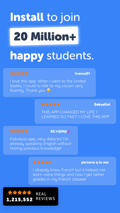 Falou - Fast language learning screenshot