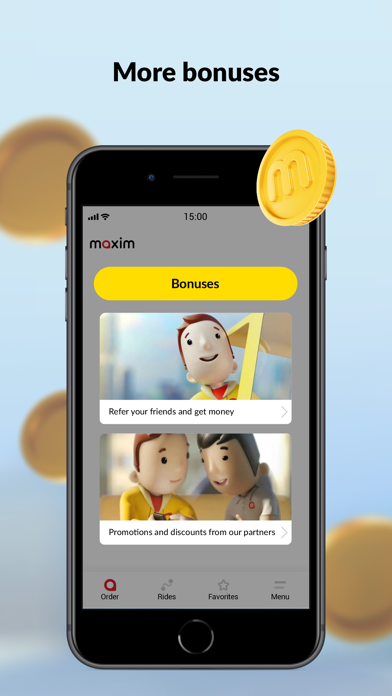 maxim — order a taxi & food screenshot