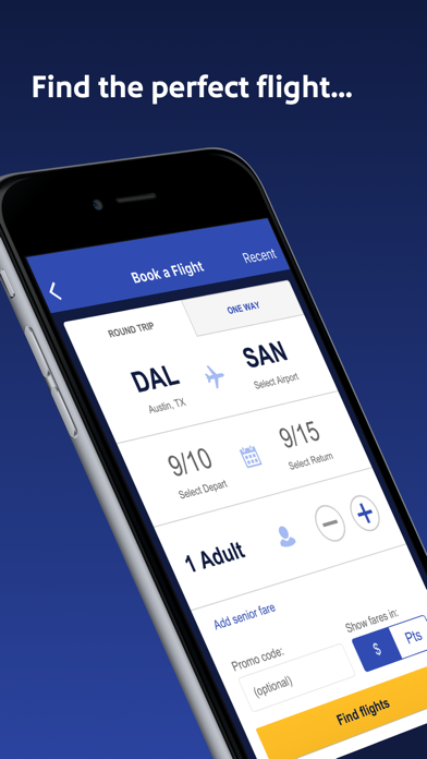 Southwest Airlines: Travel App screenshot