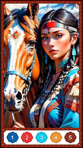 Retro Style Coloring Games screenshot