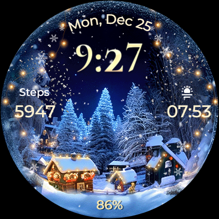 Animated North Pole Christmas screenshot