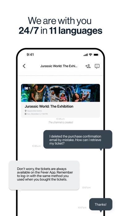 Fever: Events & Tickets screenshot