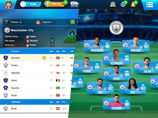 OSM 24/25 Soccer Manager Game screenshot
