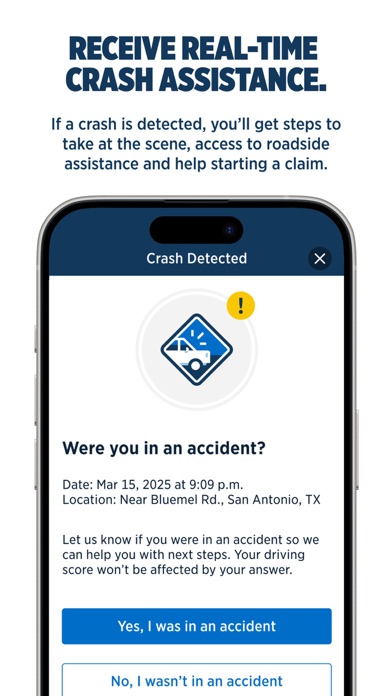 USAA DriveSafe screenshot
