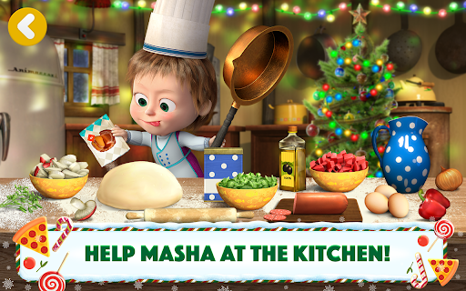 Masha and the Bear Pizza Maker screenshot