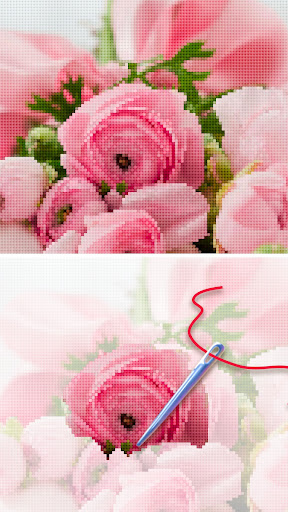 Color by Letter: Sewing game screenshot