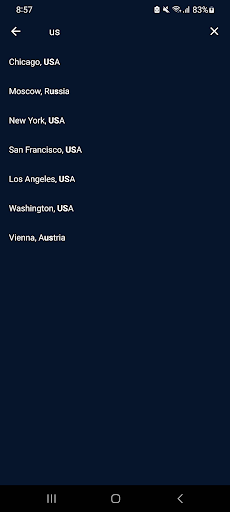 Weather Real-time Forecast screenshot