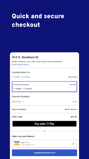 ParkWhiz -- Parking App screenshot