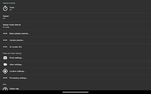 Open Camera screenshot