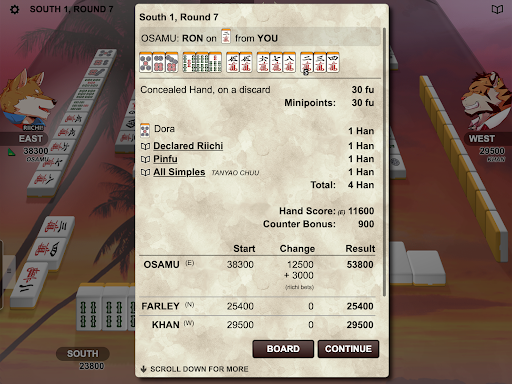 Kemono Mahjong screenshot