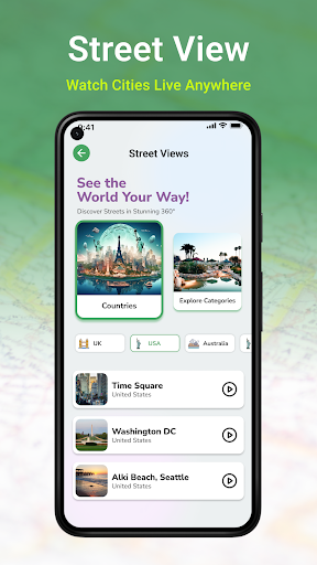 Earth Map Satellite Live View screenshot