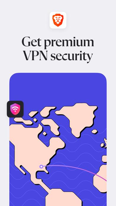 Brave Private Web Browser, VPN screenshot