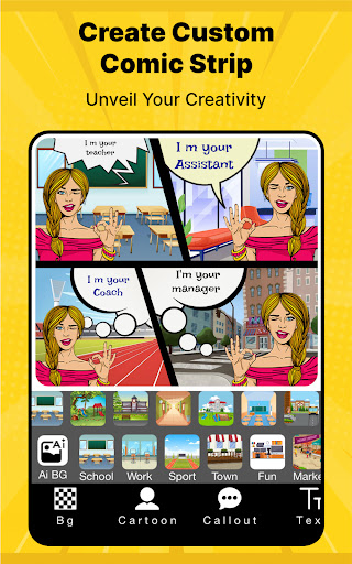 Cartoon Comic Strip Maker screenshot