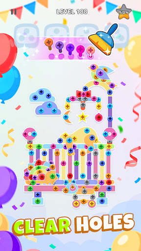 Unscrew Nuts Sort: Pin Puzzle screenshot