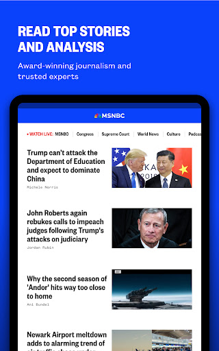 MSNBC: Watch Live & Analysis screenshot