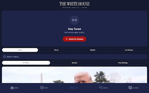 The White House screenshot