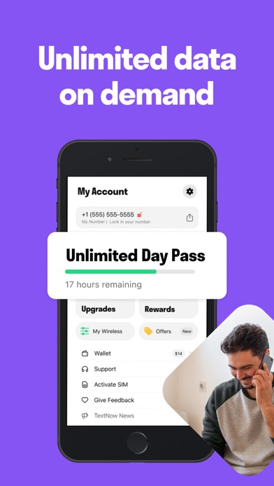 TextNow: Call + Text Unlimited screenshot
